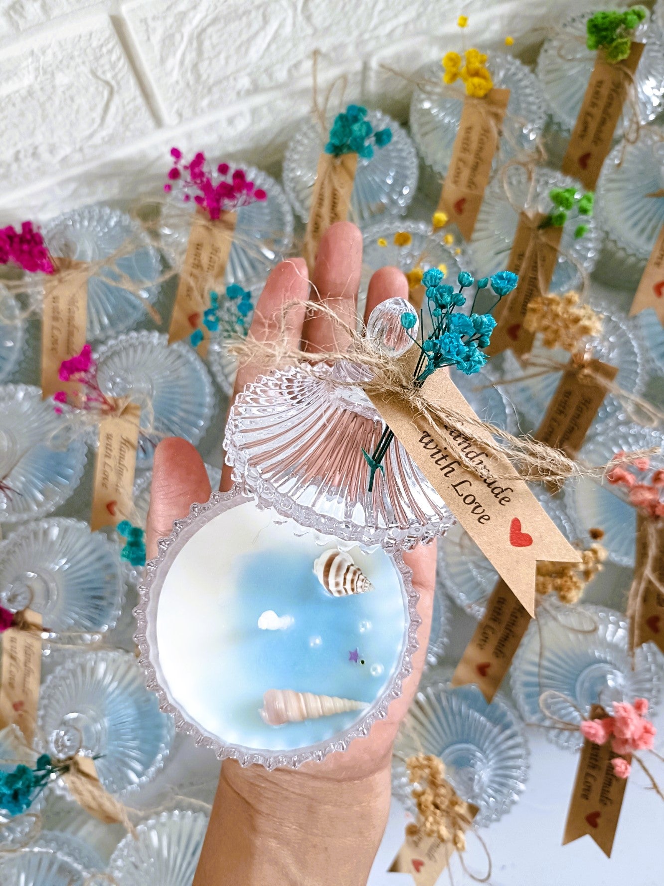 Beach Front Fiesta Crystal Jar Candles