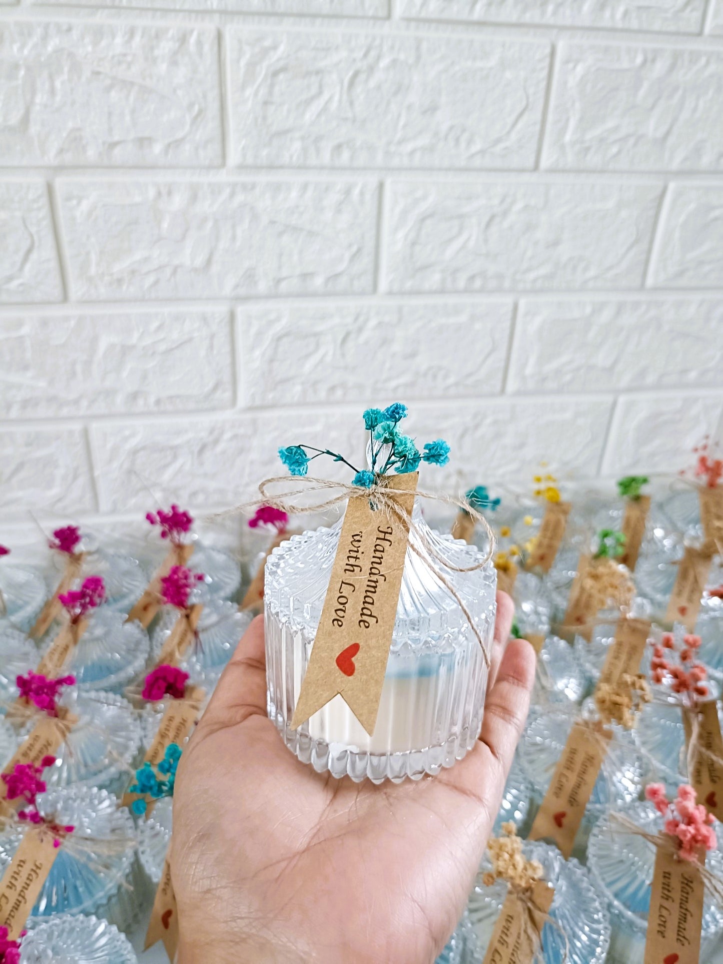 Beach Front Fiesta Crystal Jar Candles