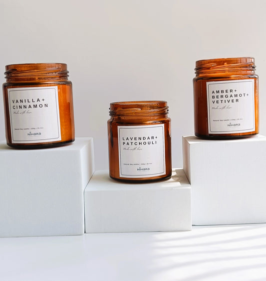 Combo - Amber Jar Candles