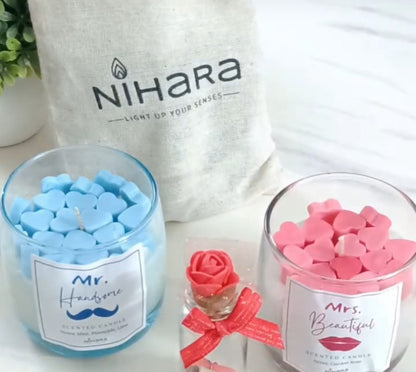 Mr. & Mrs. Couple Candles