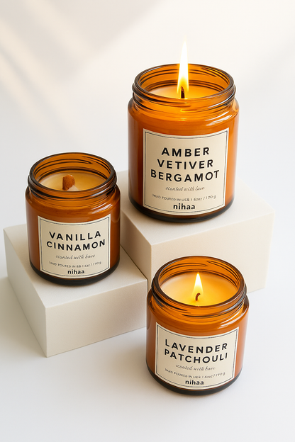 Combo - Amber Jar Candles