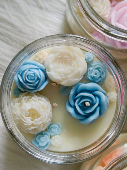 Floral Topper Candles