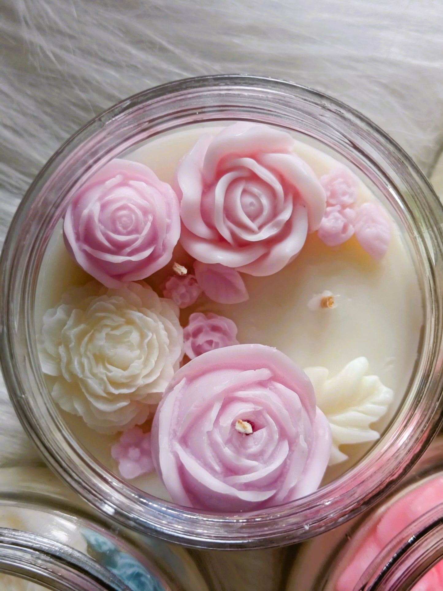 Floral Topper Candles