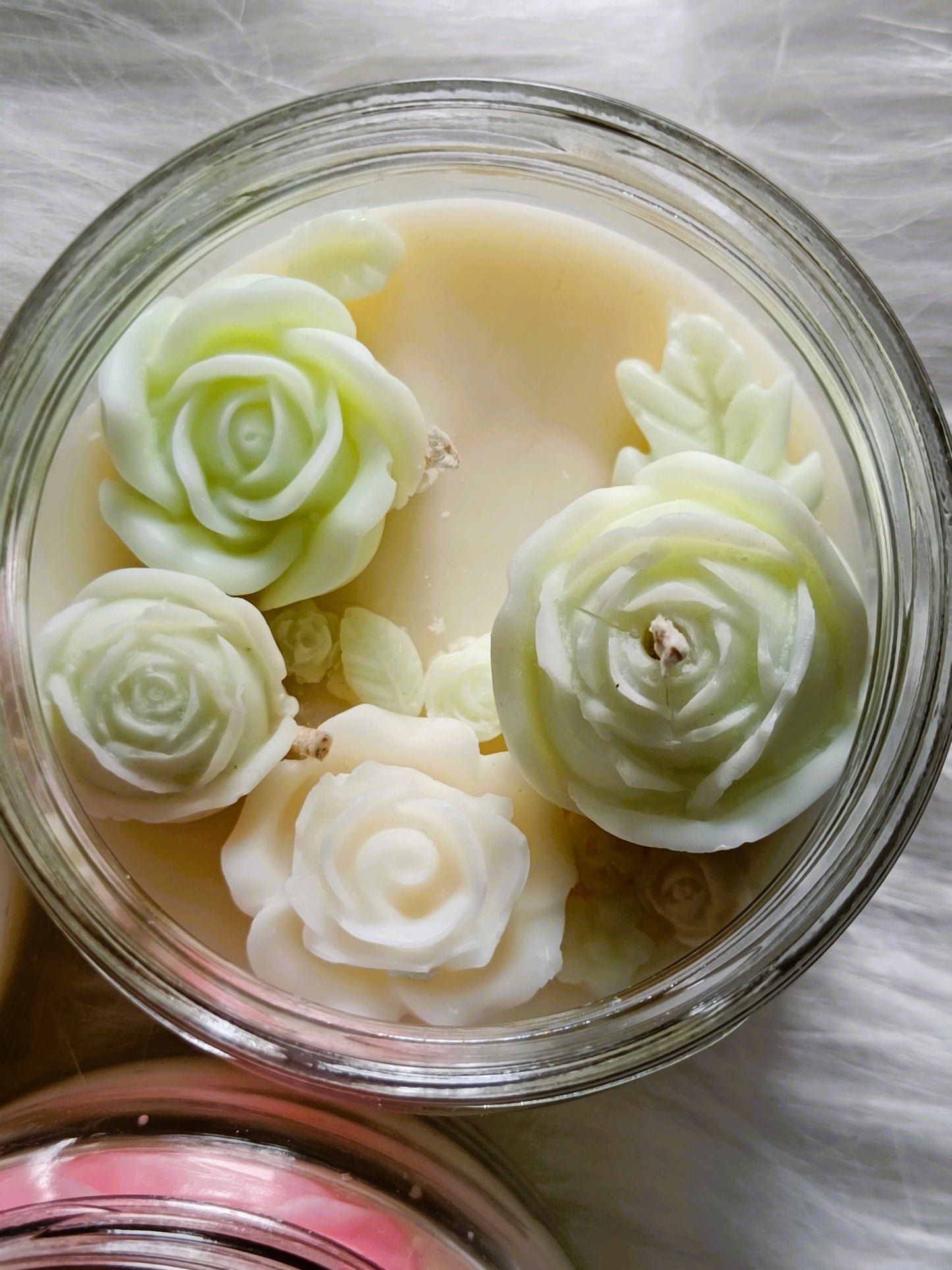 Floral Topper Candles