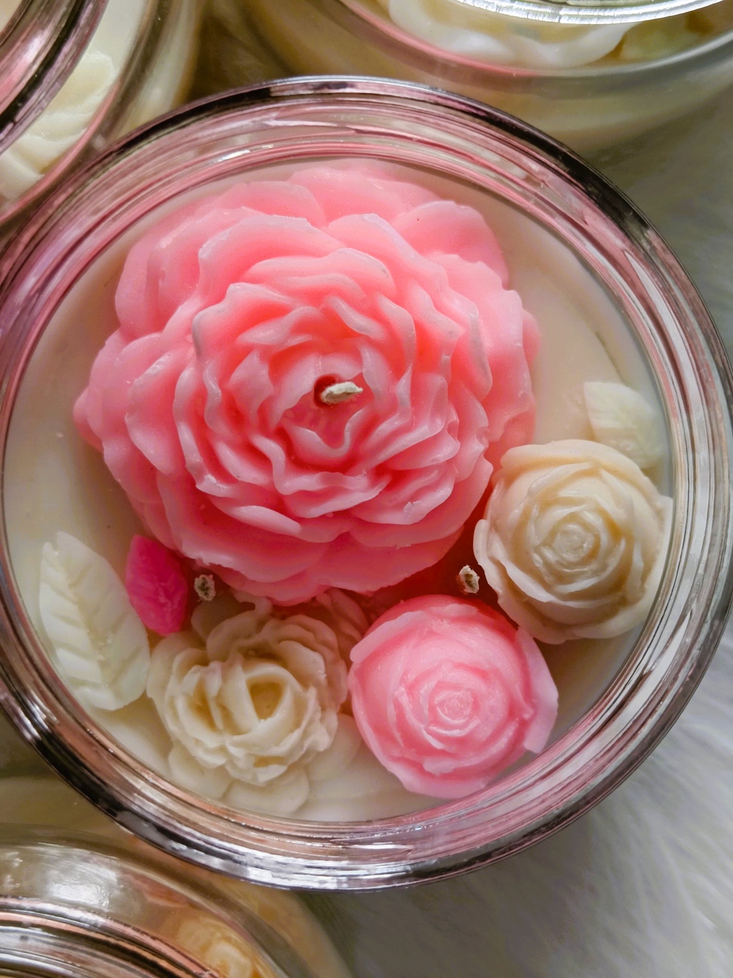 Floral Topper Candles